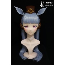 (NFD040)Customize Handmade Crossdress Full Head Female/Girl Resin Japanese Cartoon Character Animego Cosplay Kigurumi Mask